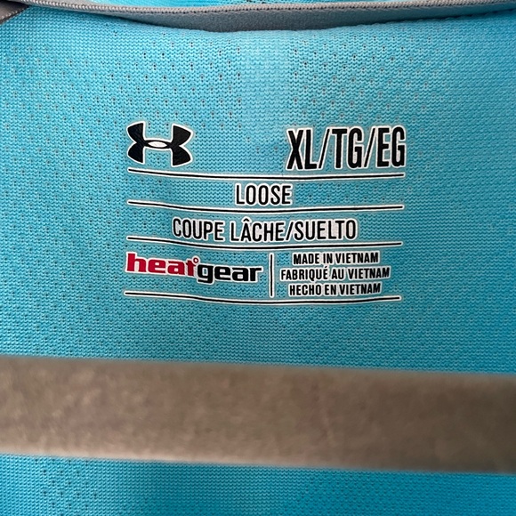 Under Armour Men's Sky Blue Polo Shirt - Picture 3 of 4